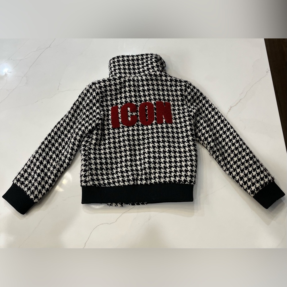 Truly Me by Sara Sara Girls Size 6 Winter Jacket with ICON Patchwork